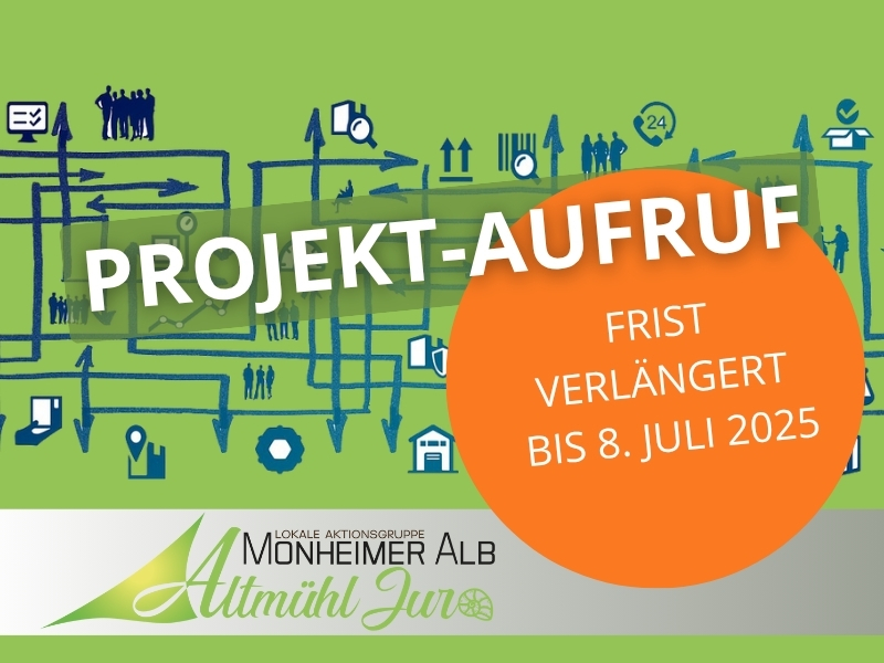 FRISTVERLÄNGERUNG: Projekteinreichung für eine LEADER-Förderung