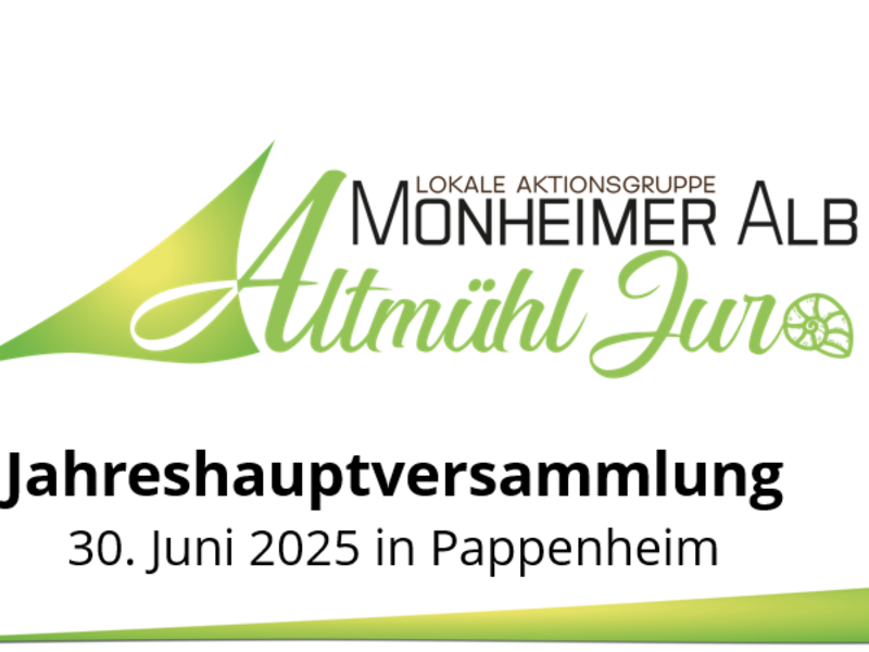 Jahreshauptversammlung der LAG Monheimer Alb-AltmühlJura