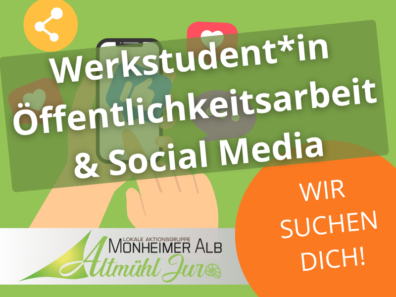 Werkstudent*in für Öffentlichkeitsarbeit & Social Media gesucht
