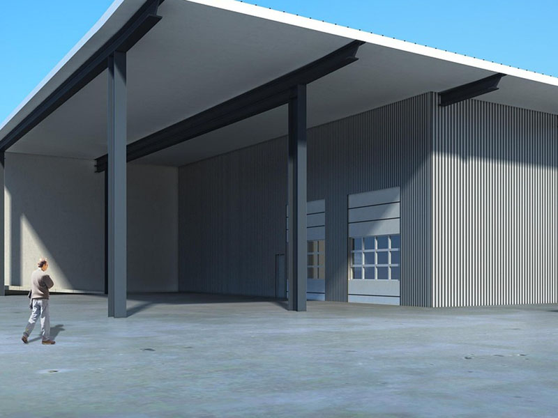 Neubau einer Vereinslagerhalle